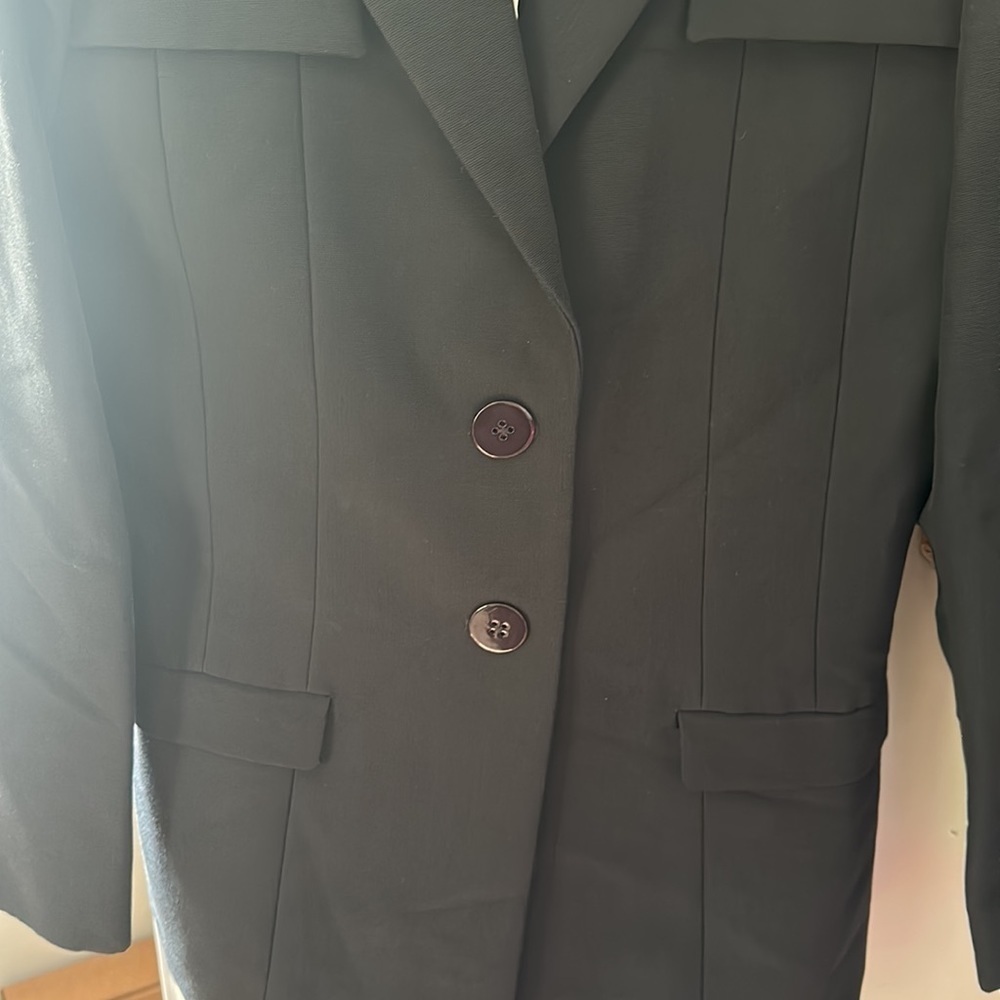 NWT Linda Allard Ellen Tracy petite black blazer - Picture 2 of 6